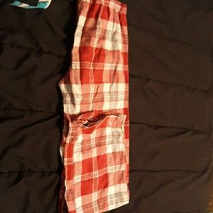 OU plaid pajama pants